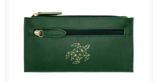 Avocado & Spice Slimline Pencil Case in Green presented in gift box