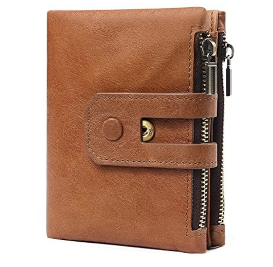 Mens Brown Leather Wallet