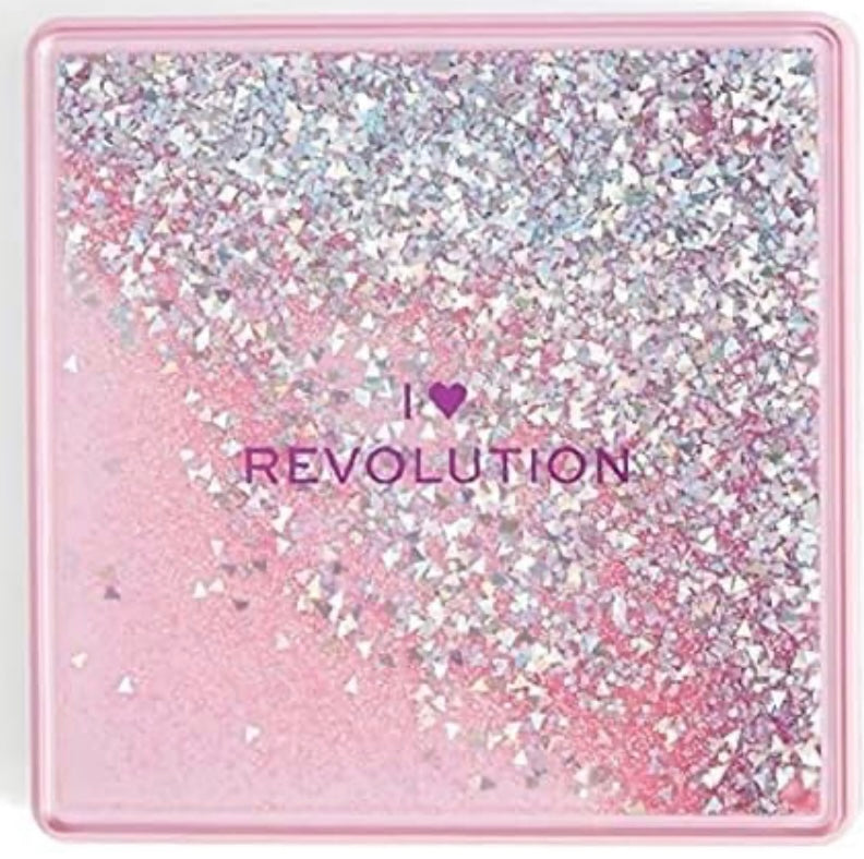 Revolution One True Love Glitter 9 Colour Eyeshadow Pallete