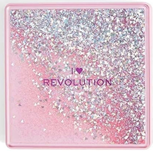 Revolution One True Love Glitter 9 Colour Eyeshadow Pallete