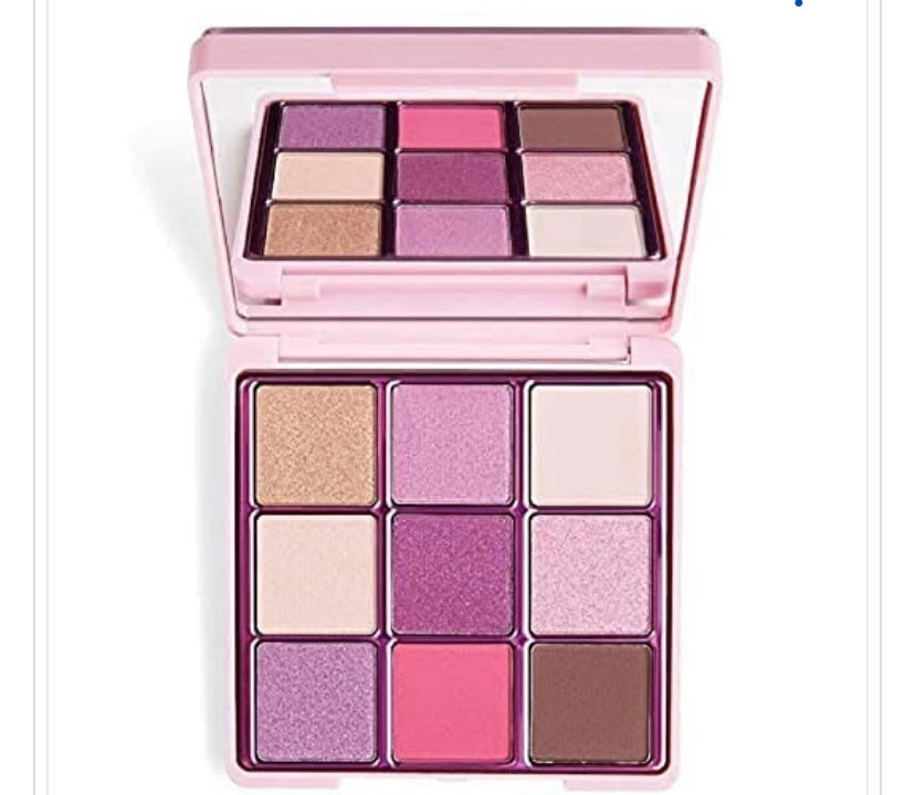 Revolution One True Love Glitter 9 Colour Eyeshadow Pallete