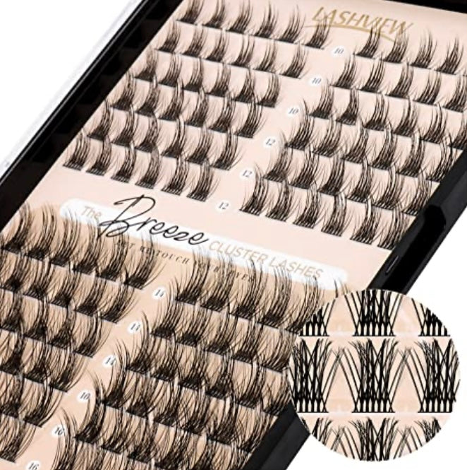 Lashview Lashes, Breeze Cluster Lashes 144pcs