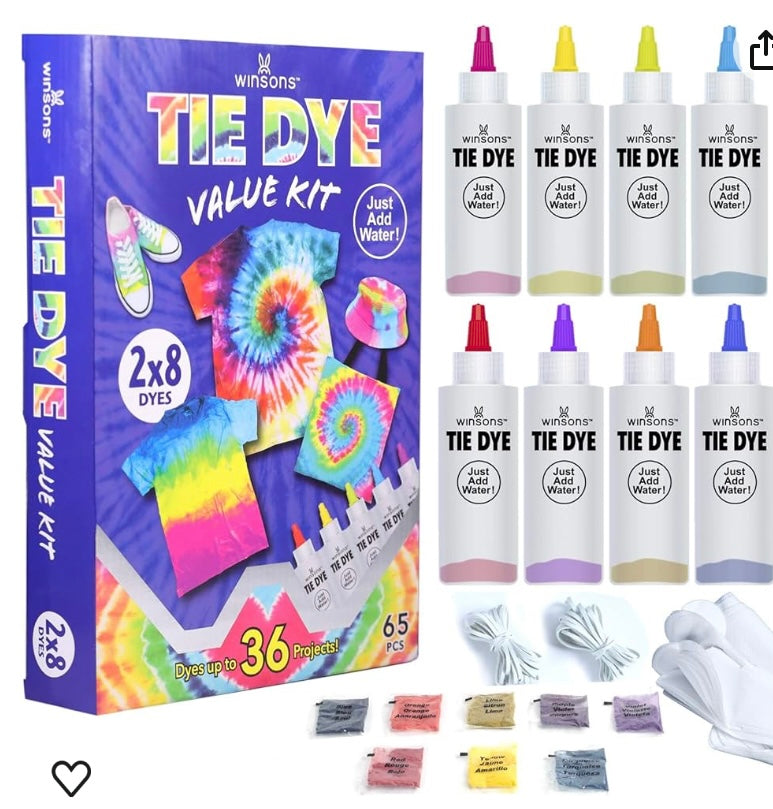 Winsons Tie Dye Value Kit 2x8 Dyes